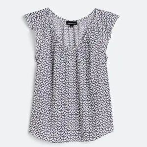 Fortune+Ivy Bailey Pleated Blouse